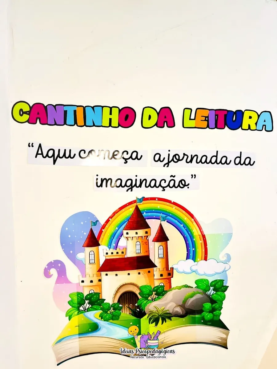 CANTINHO DA LEITURA - Aqui começa a jornada da imaginação
