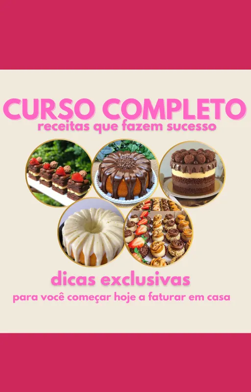 CURSO COMPLETO DE CONFEITARIA