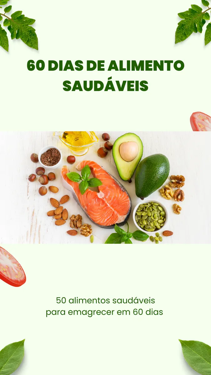 50 alimentos para emagrecer em 60 dias