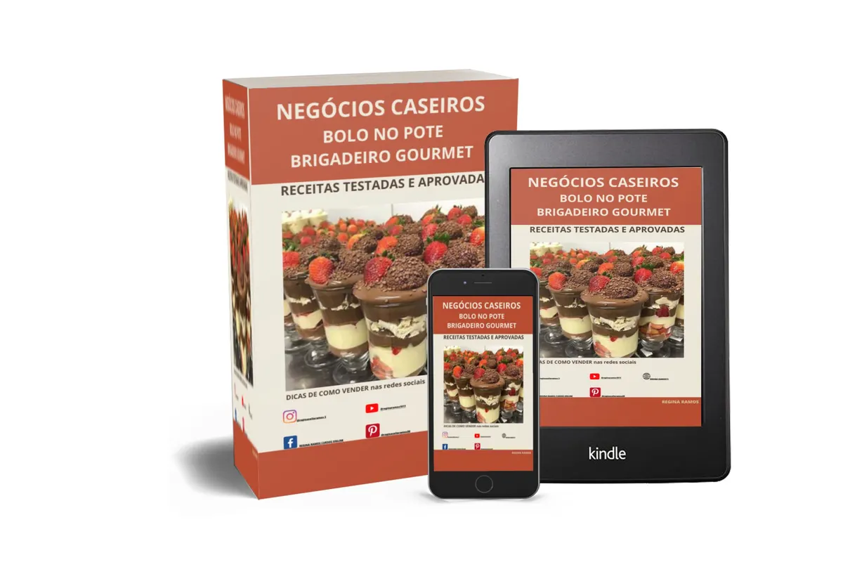 NEGÓCIOS CASEIROS BOLO NO POTE E BRIGADEIROS GOURMET