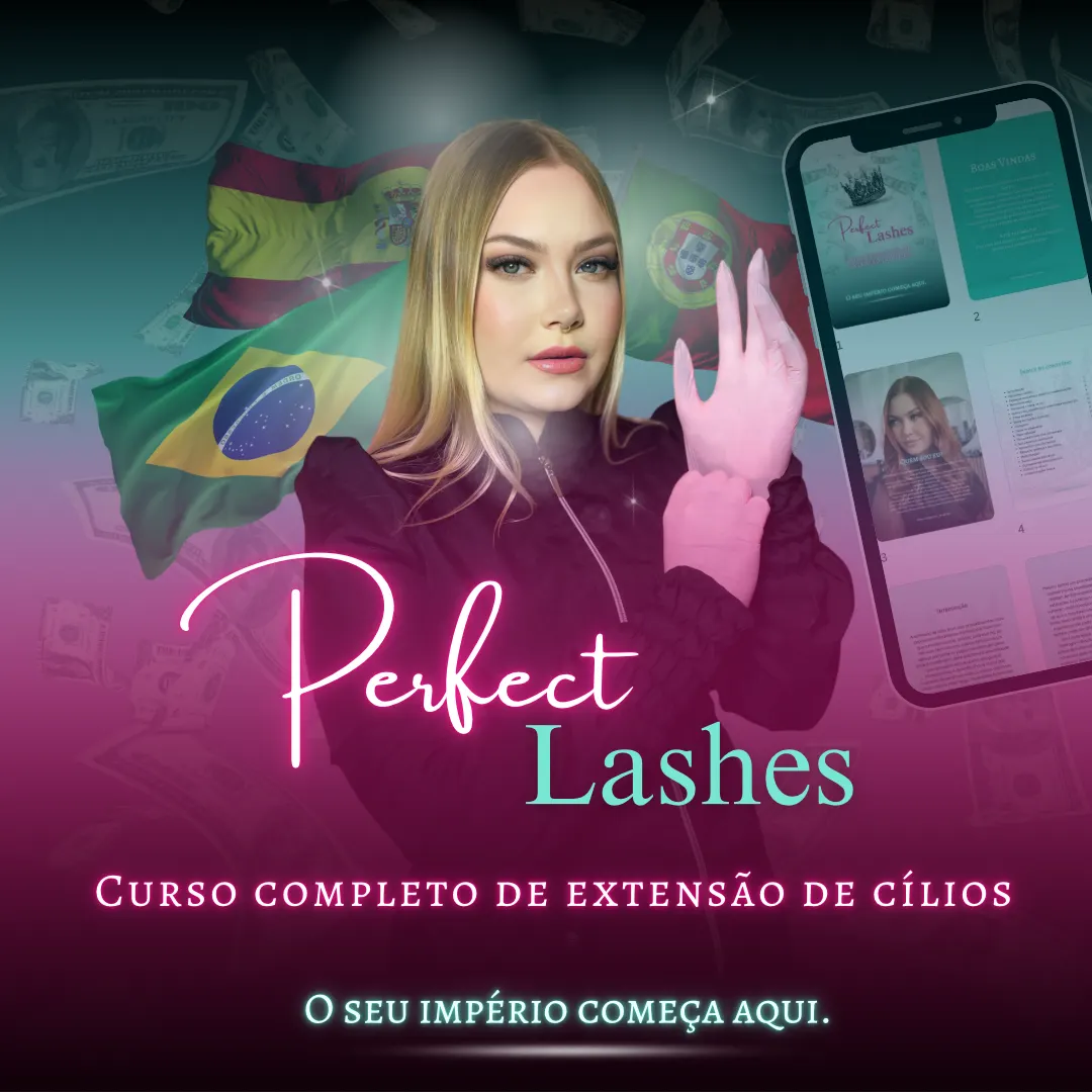 PERFECT LASHES: Curso completo de Extensão de Cílios.