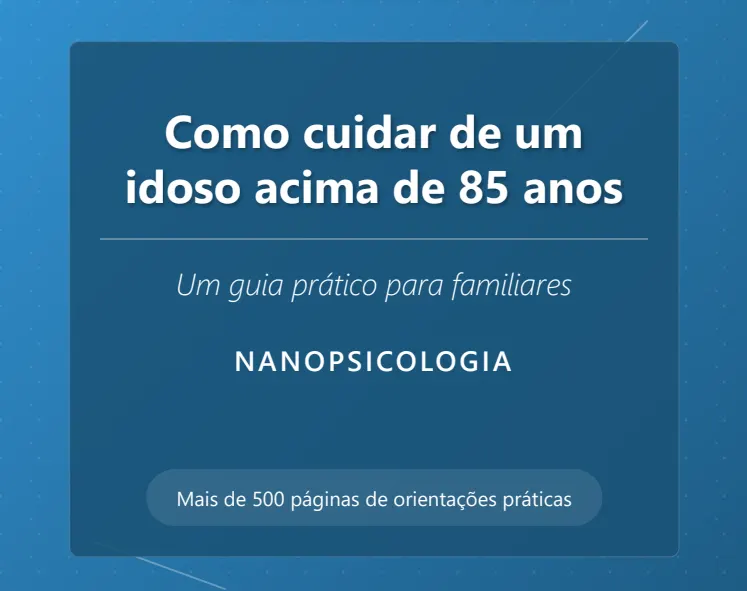 Como cuidar de um idoso acima de 85 anos - 563 páginas