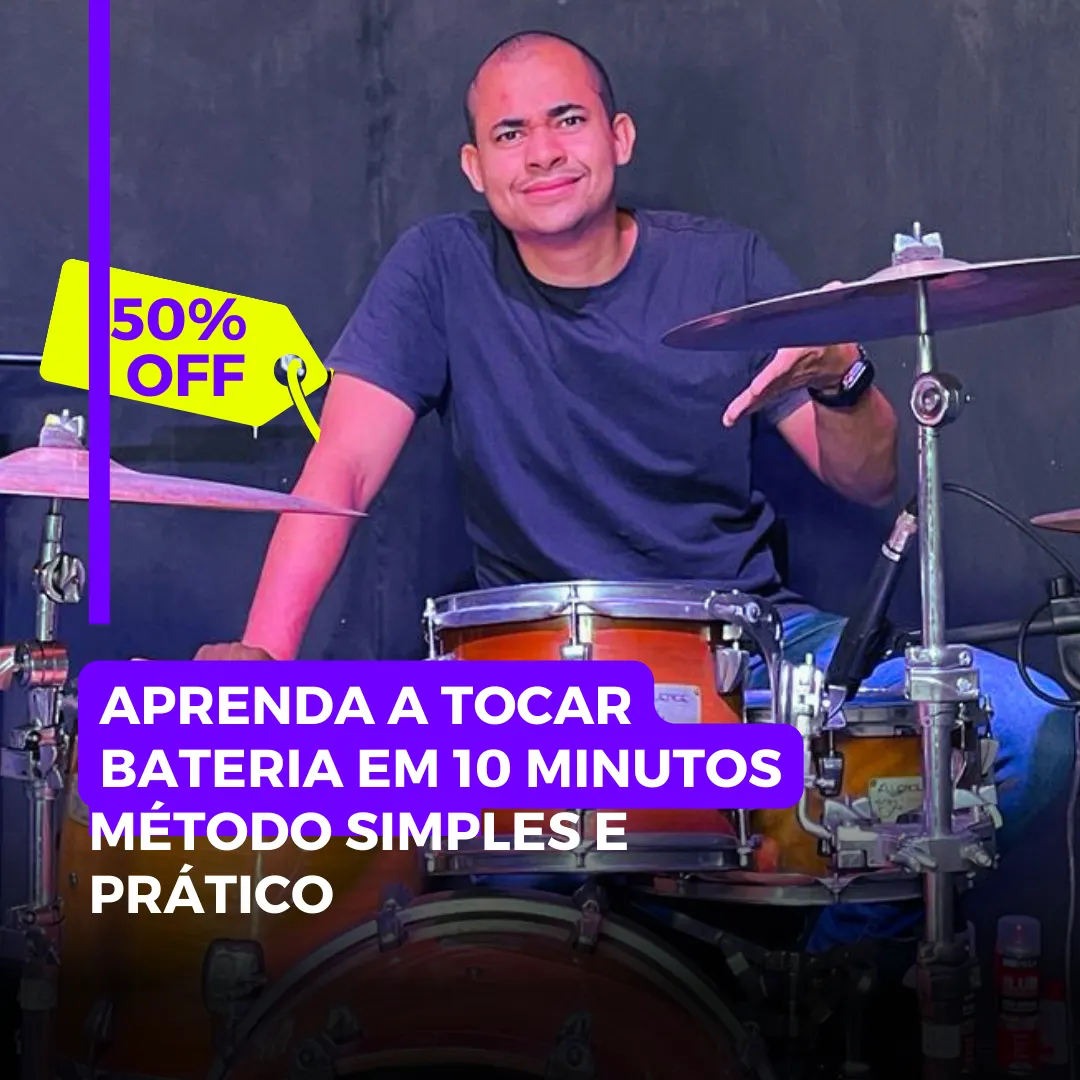 Aprenda a tocar bateria em 10 minutos