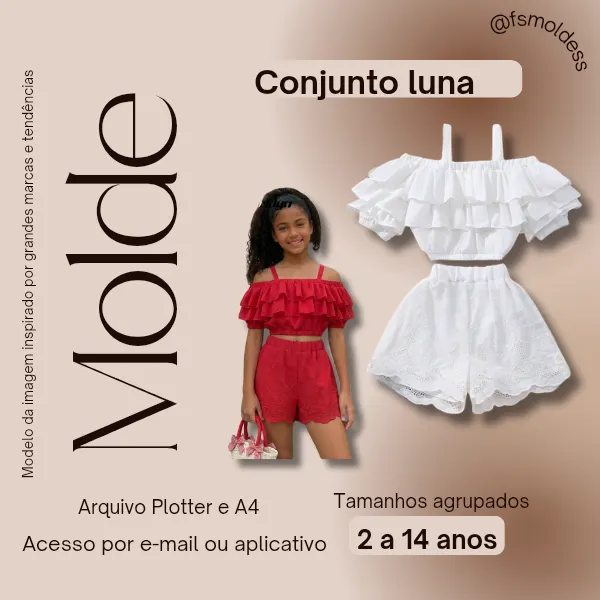 Molde conjunto luna