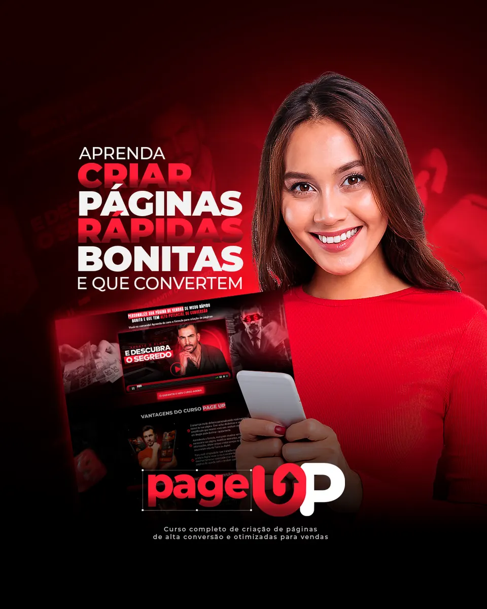 CURSO PAGES UP - PAGINAS DE ALTA CONVERSÃO