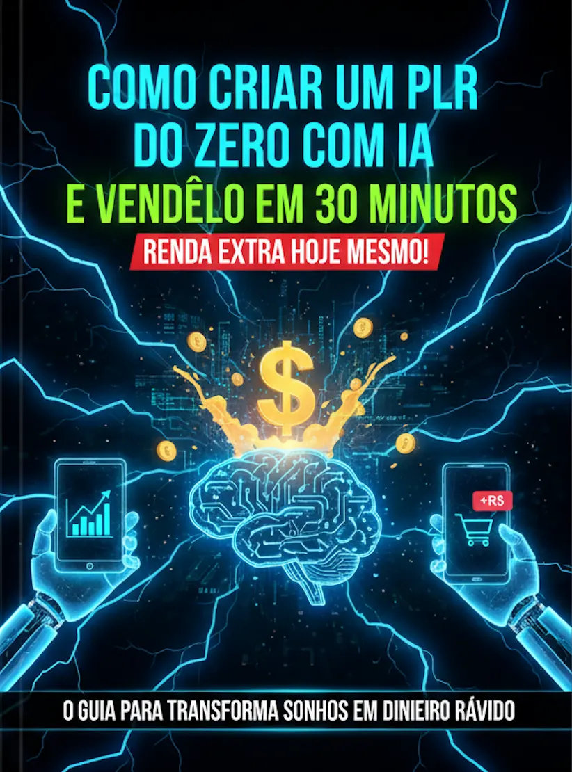 Como Criar um PLR do Zero com IA e Vendê-lo em 30 Minutos: O Guia para Gerar Renda Extra Hoje Mesmo