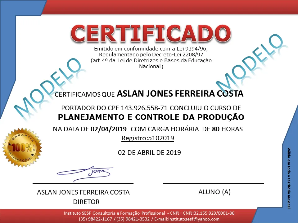 Curso de PCP - Planejamento e Controle da Produção