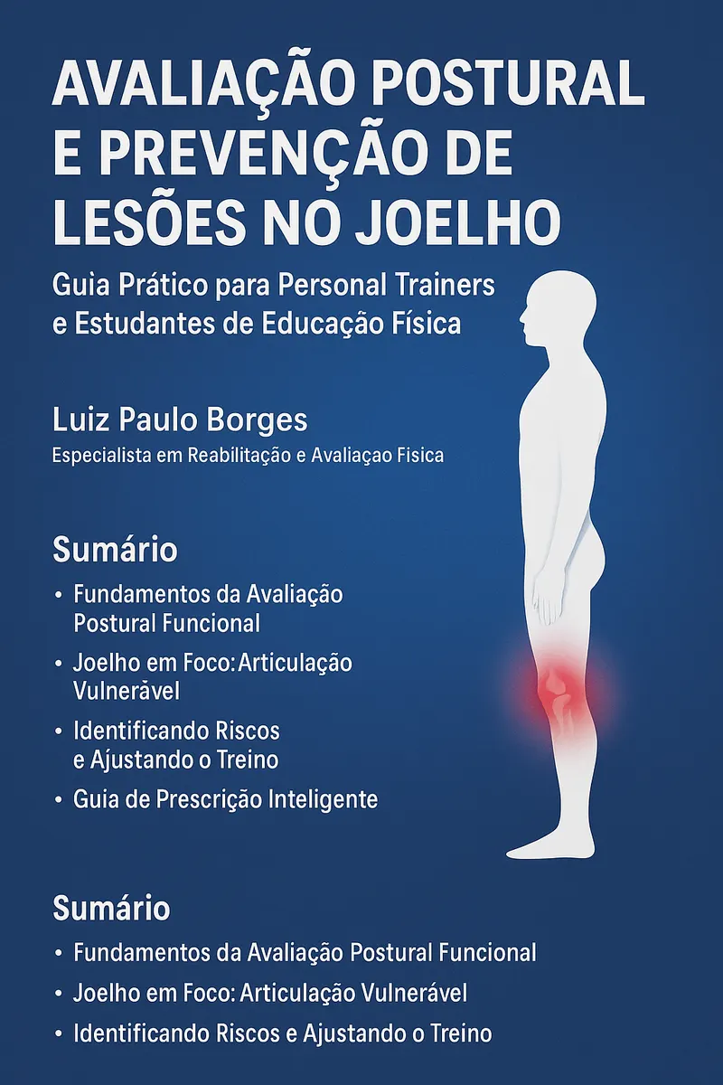 Avaliação Postural e Prevenção de Lesões no Joelho – Guia Prático para Personal Trainers e Estudantes de Educação Física