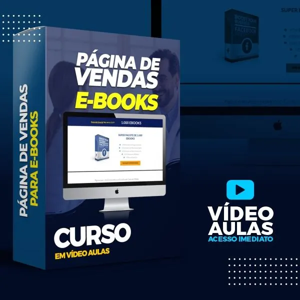 CURSO CRIAÇÃO DE PÁGINA DE VENDAS PARA E-BOOKS