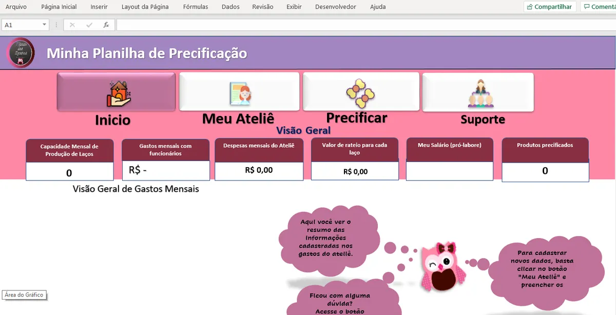 Curso para Precificar seus Laços na nossa Planilha exclusiva ( Planilha inclusa)
