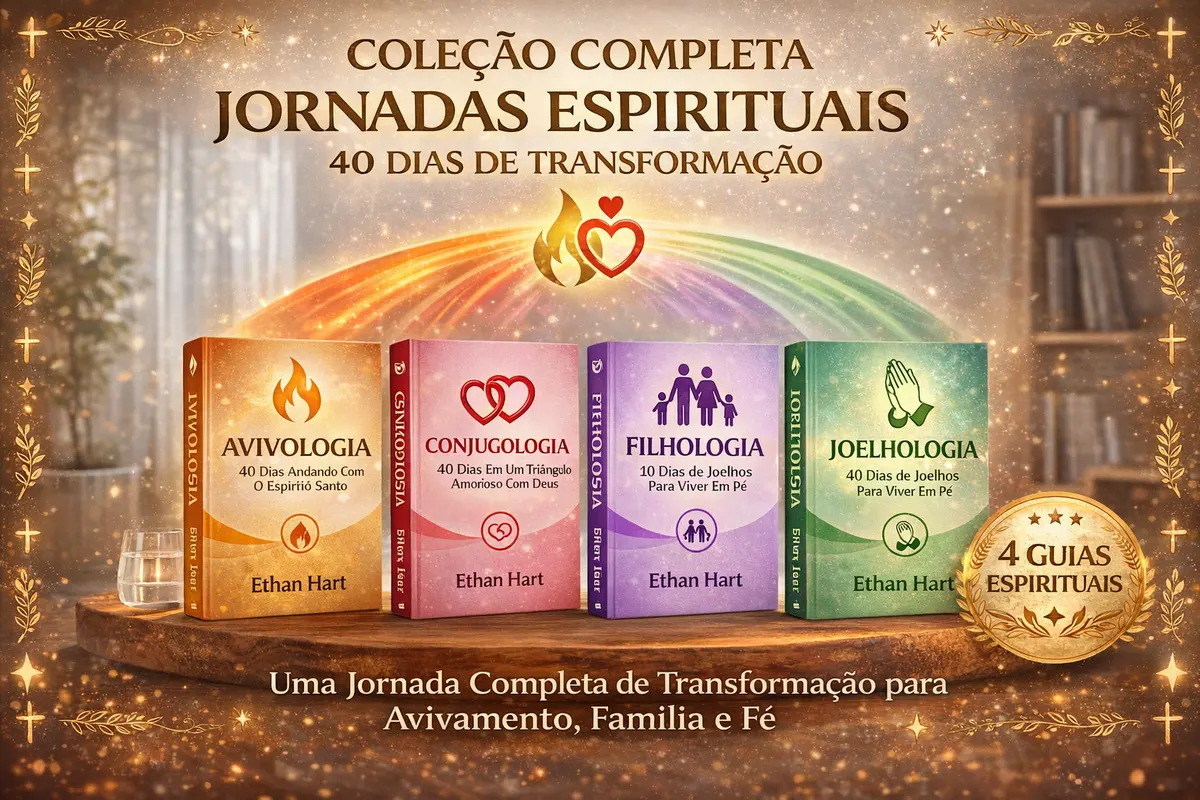 Coleção Jornadas Espirituais — 4 Guias de Transformação de 40 Dias Cada