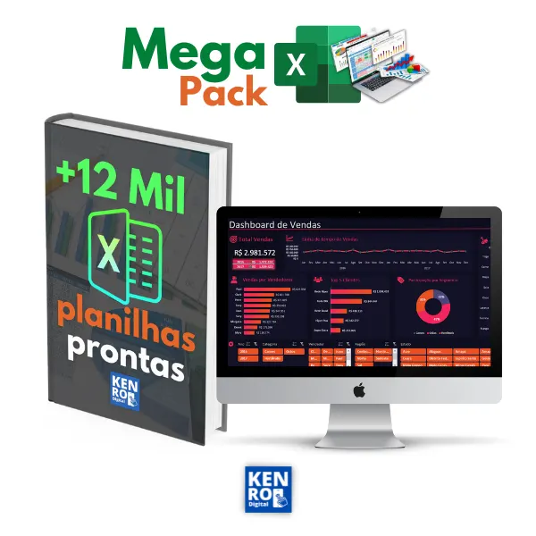 12 MIL PLANILHAS PRONTAS PARA EXCEL