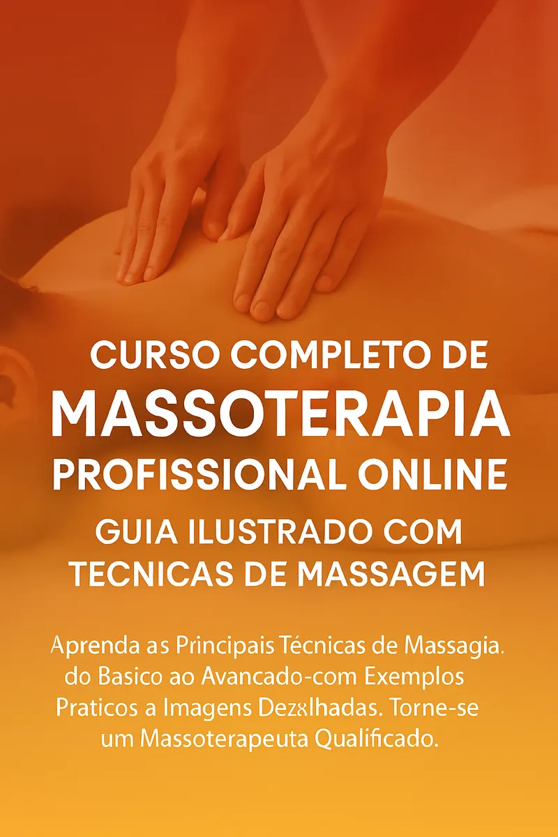 Curso Completo de Massoterapia Profissional: Do Básico ao Avançado, exemplos Práticos e Imagens detalhadas.