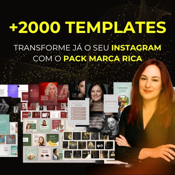 Pack Marca Rica PRO – Templates e Estratégias Visuais para Redes Premium