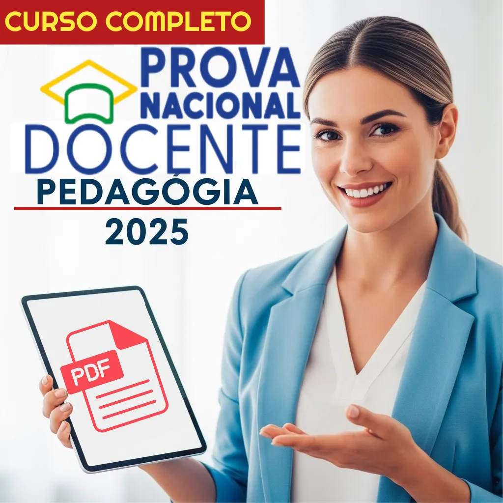 Curso Completo PND 2025 – Formação Geral + Específica Pedagogia