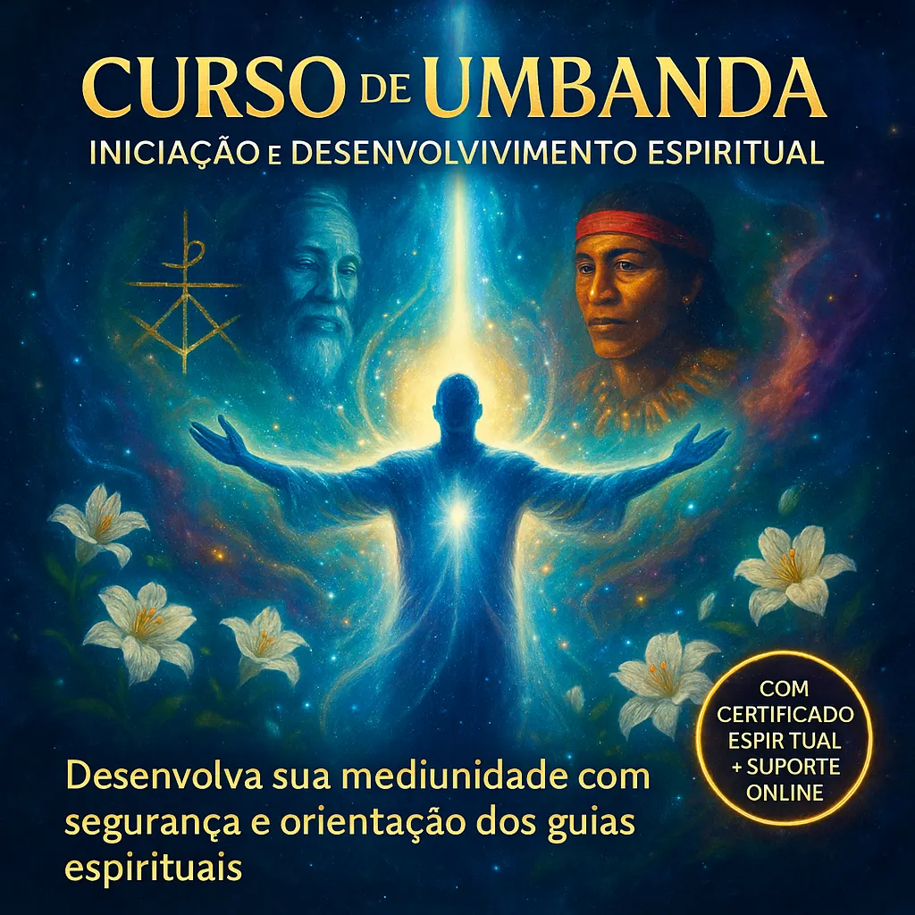 🚨Ultima Bolsa Disponível 🚨 Curso Completo - Umbanda - Básico ao Avançado + Certificado Profissional +Simpatias +Feitiços +Guias +Apostila Ilustrada