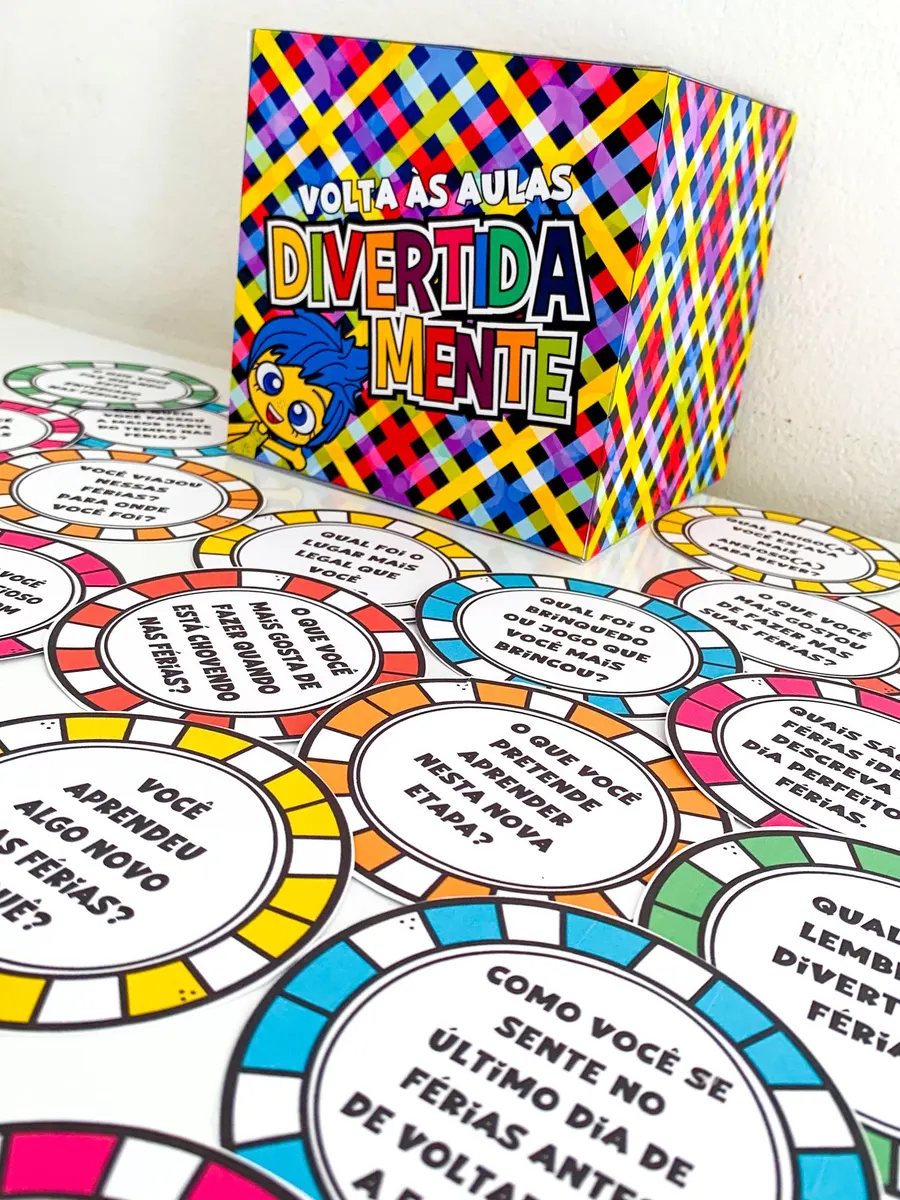 Dinâmica Volta às Aulas Divertidamente🌈