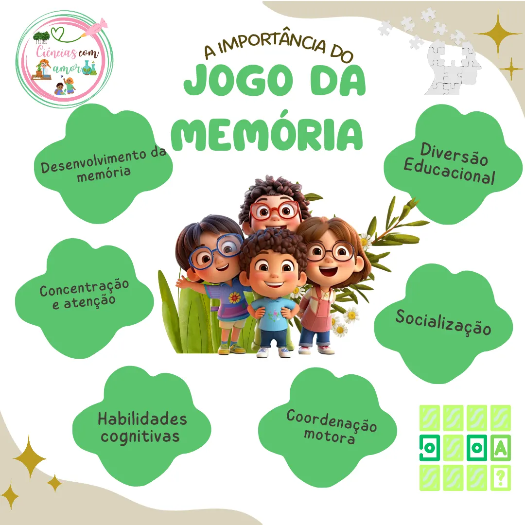 Jogo da memória- animais 48 peças