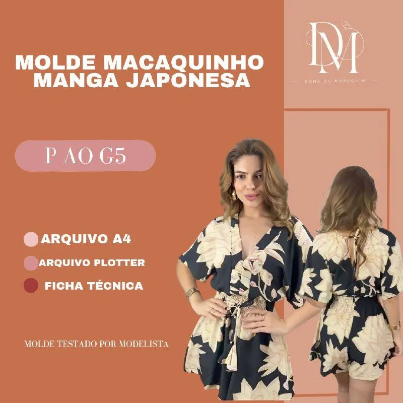 MOLDE MACAQUINHO MANGA JAPONESA