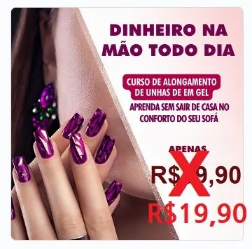 VÍDEO AULA ALONGAMENTO DE UNHAS