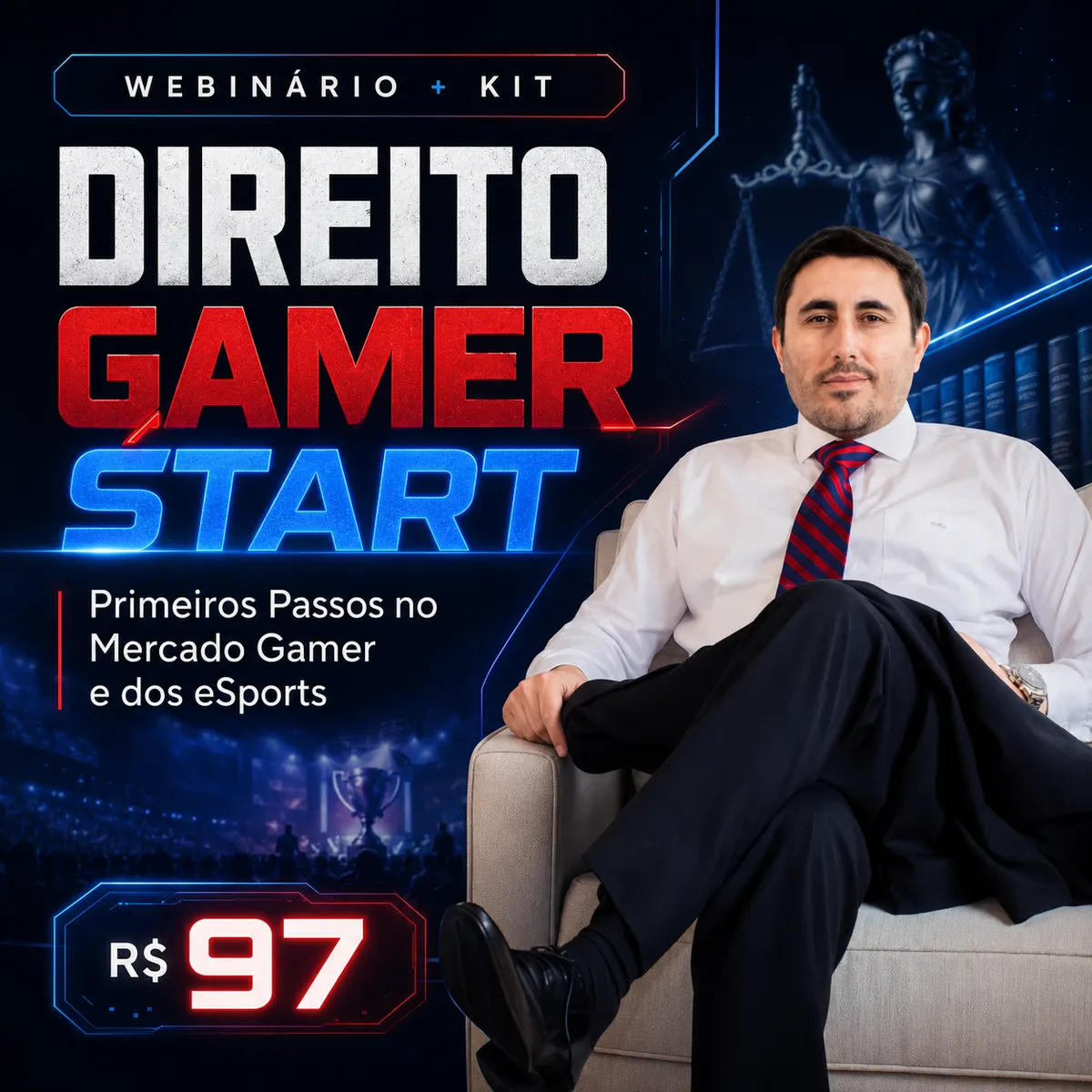 Start Direito Gamer [Webinário + Kit de Primeiros Passos]