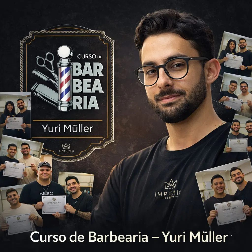Aprenda Barbearia do Zero : Curso Completo em Vídeo