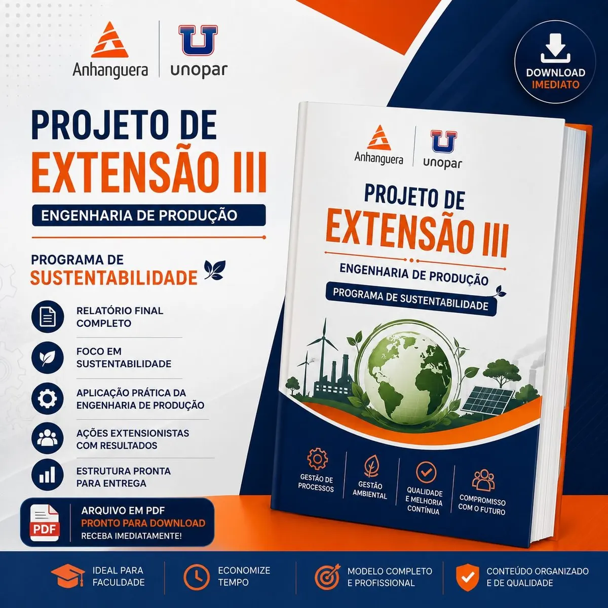 Portfólio Projeto de Extensão III Engenharia de Produção(Modelo Pronto Aprovado)
