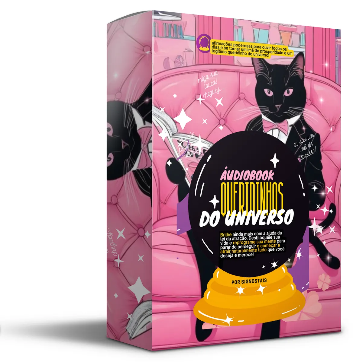 LEI DA ATRAÇÃO: ÁUDIOBOOK QUERIDINHOS DO UNIVERSO ( o seu glow up espiritual) : lei da atração na prática- afirmações para brilhar muito em 2025