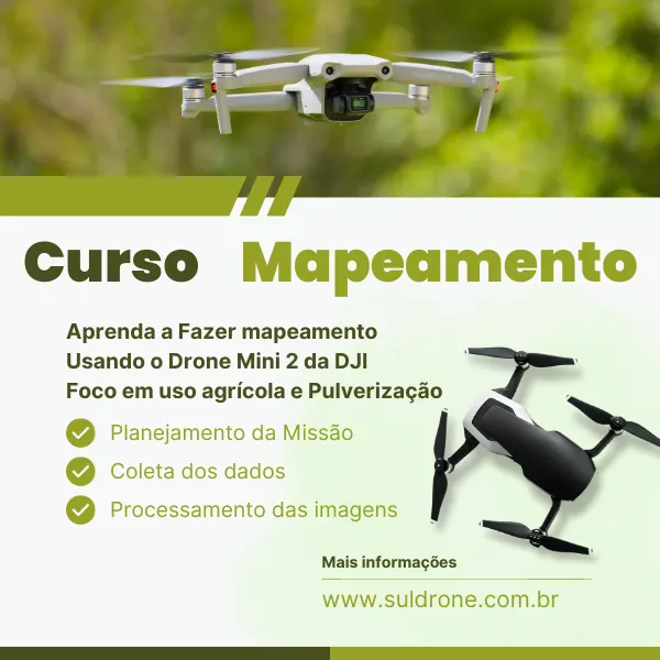 Mapeamento Agrícola de Precisão com DJI Mini 2 e Litchi