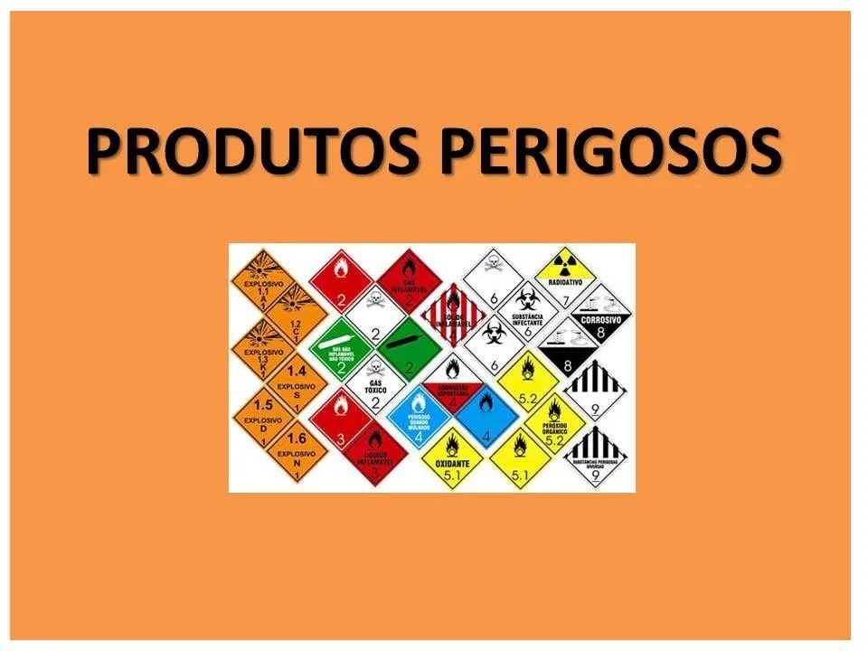 Treinamento dos produtos perigosos de origem química e biologia