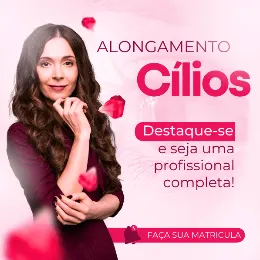 Curso de Alongamento de Cílios + Certificado Profissional