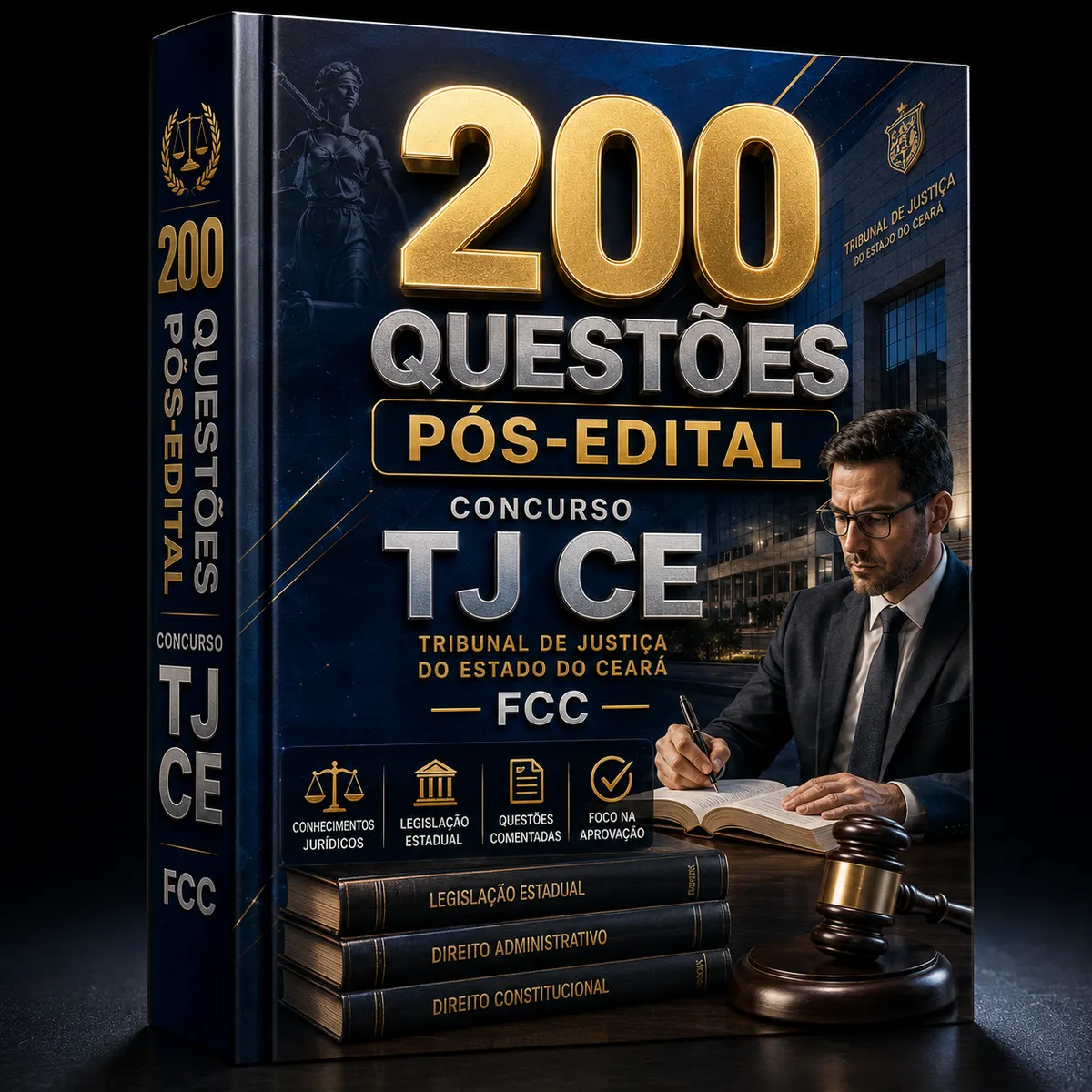Concurso Tribunal de Justiça do Ceará (TJ-CE) – 200 Questões Pós-Edital – Banca FCC – (Decreto Federal nº 3.298/1999: Integração da Pessoa com Deficiência • Resolução CSJT nº 386/2024: Acessibilidade