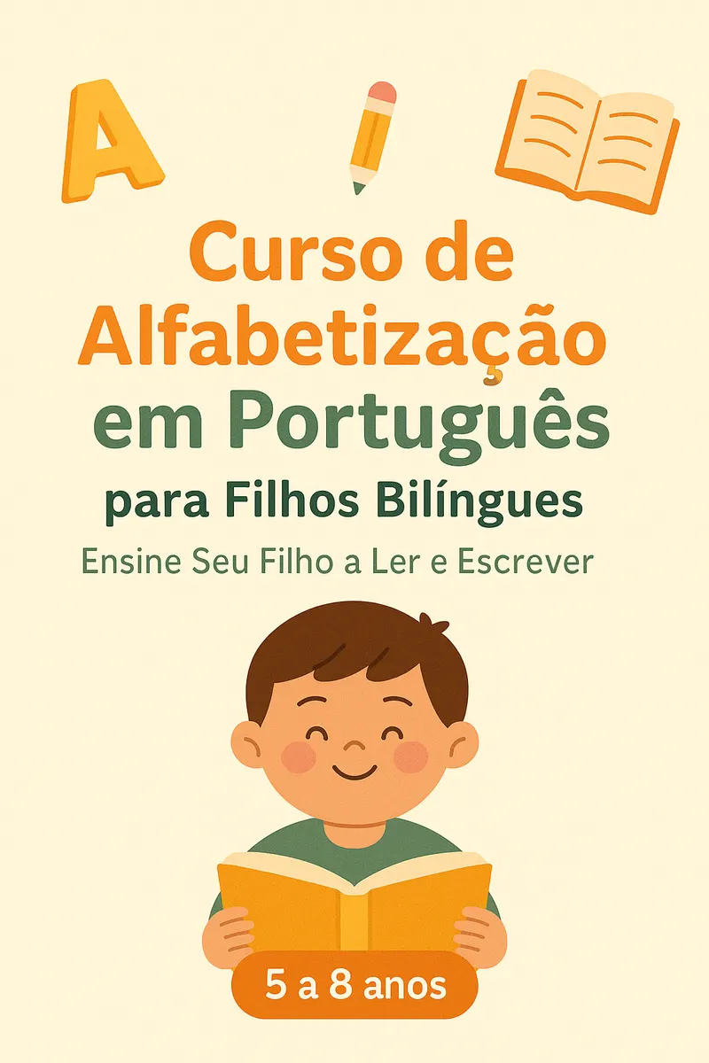 E-Book de Alfabetização em Português para Filhos Bilíngues no Exterior