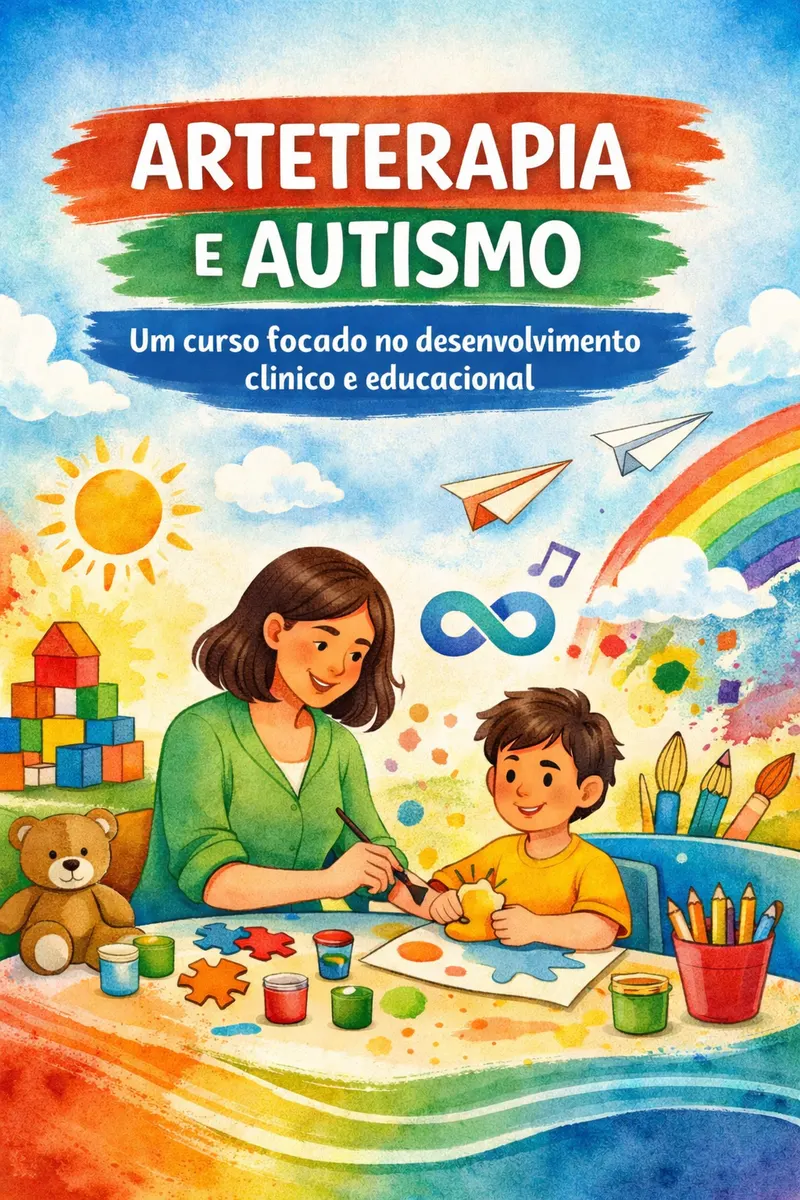 Arteterapia e Autismo: Um curso focado no desenvolvimento clínico e educacional