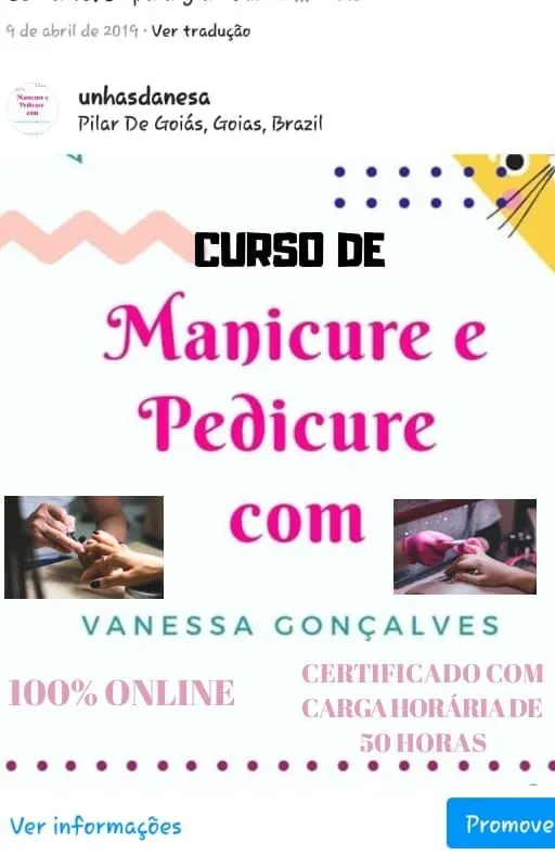CURSO DE MANICURE E PEDICURE 100% ONLINE, SIMPLES E COMPLETO