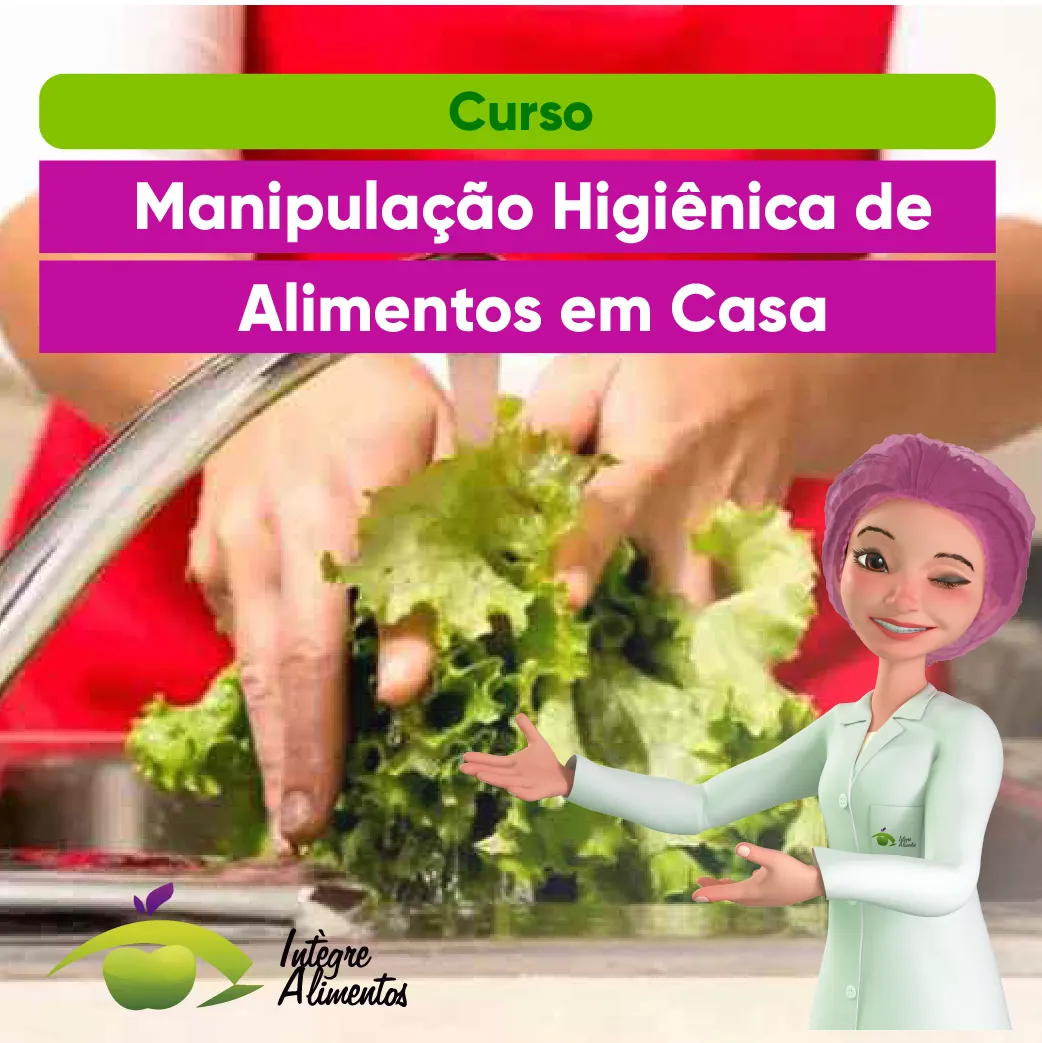 Curso de Manipulação Higiênica de Alimentos em Casa