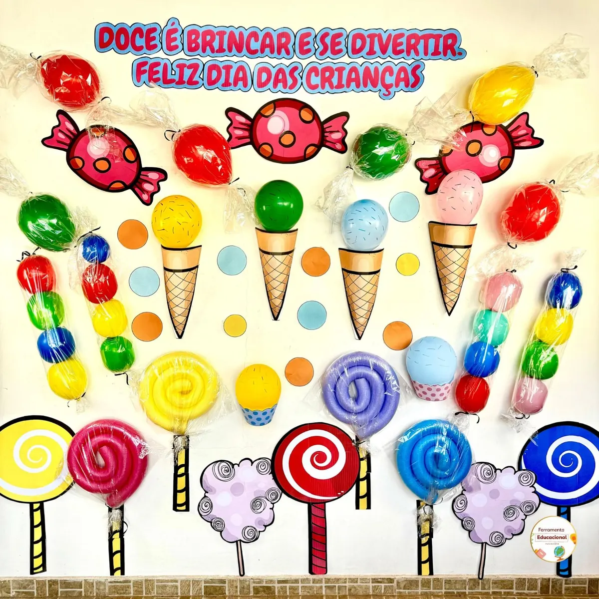 🎉👧👦" Painel Doce interativo Dia das crianças🎉👧👦"