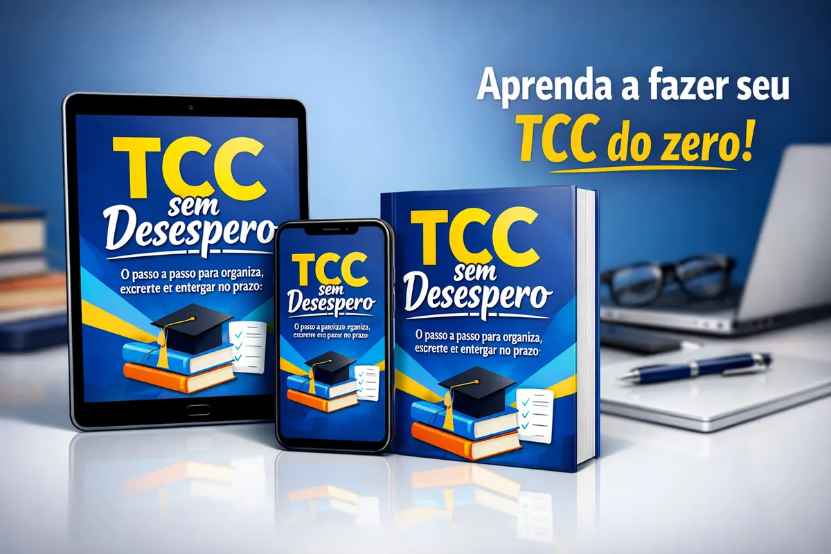 TCC sem Desespero: o passo a passo para organizar, escrever e entregar no prazo