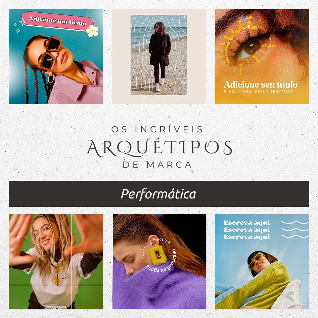 Pack Canva Arquétipo da Performática