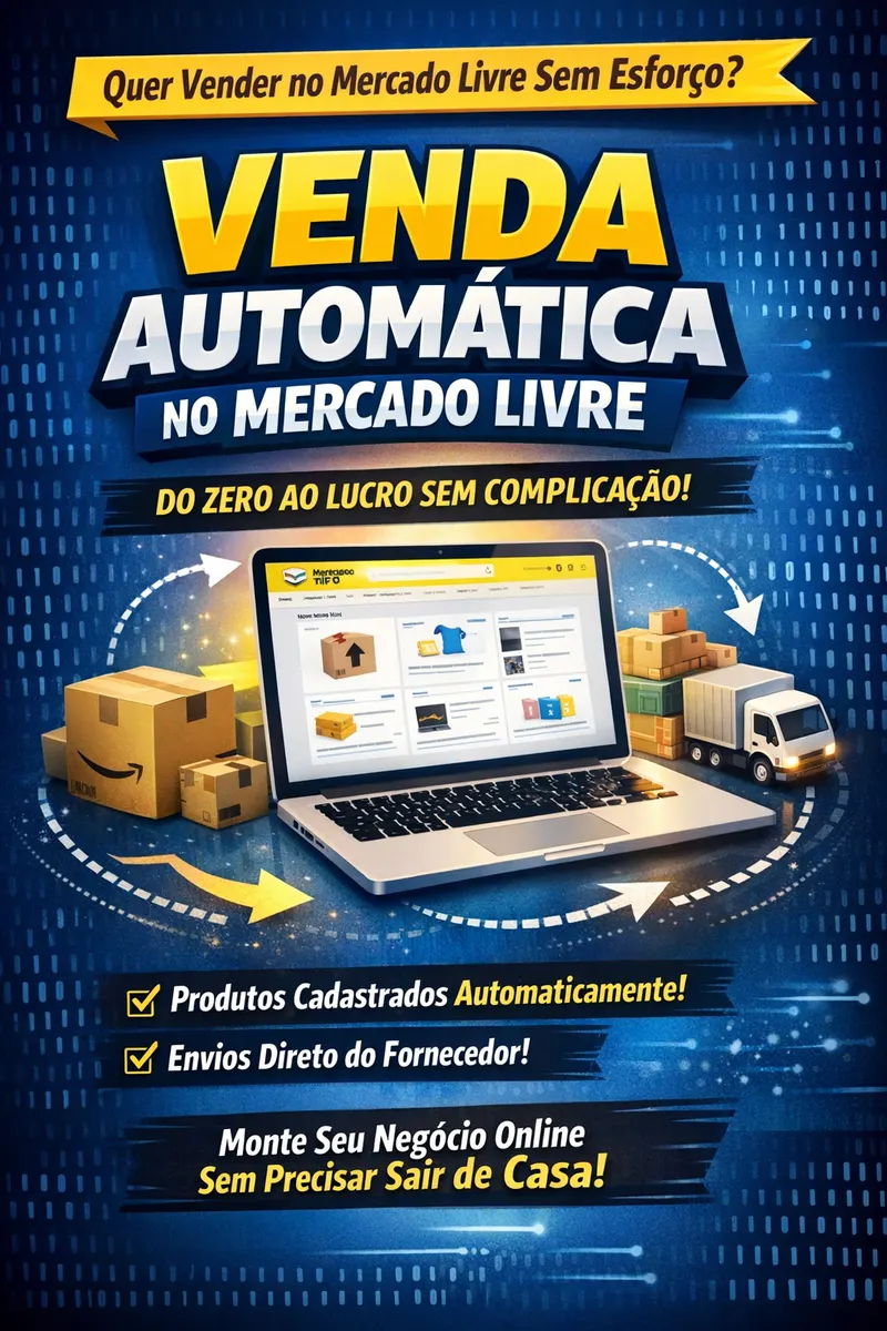 O Método Oculto Para Vender no Mercado Livre Sem Estoque e Sem Esforço