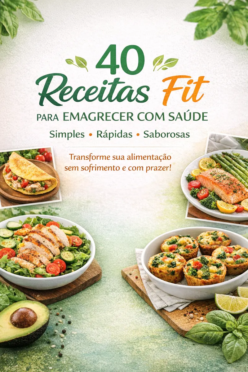 EQUILÍBRIO NO PRATO, 40 RECEITAS FIT PARA EMAGRECER