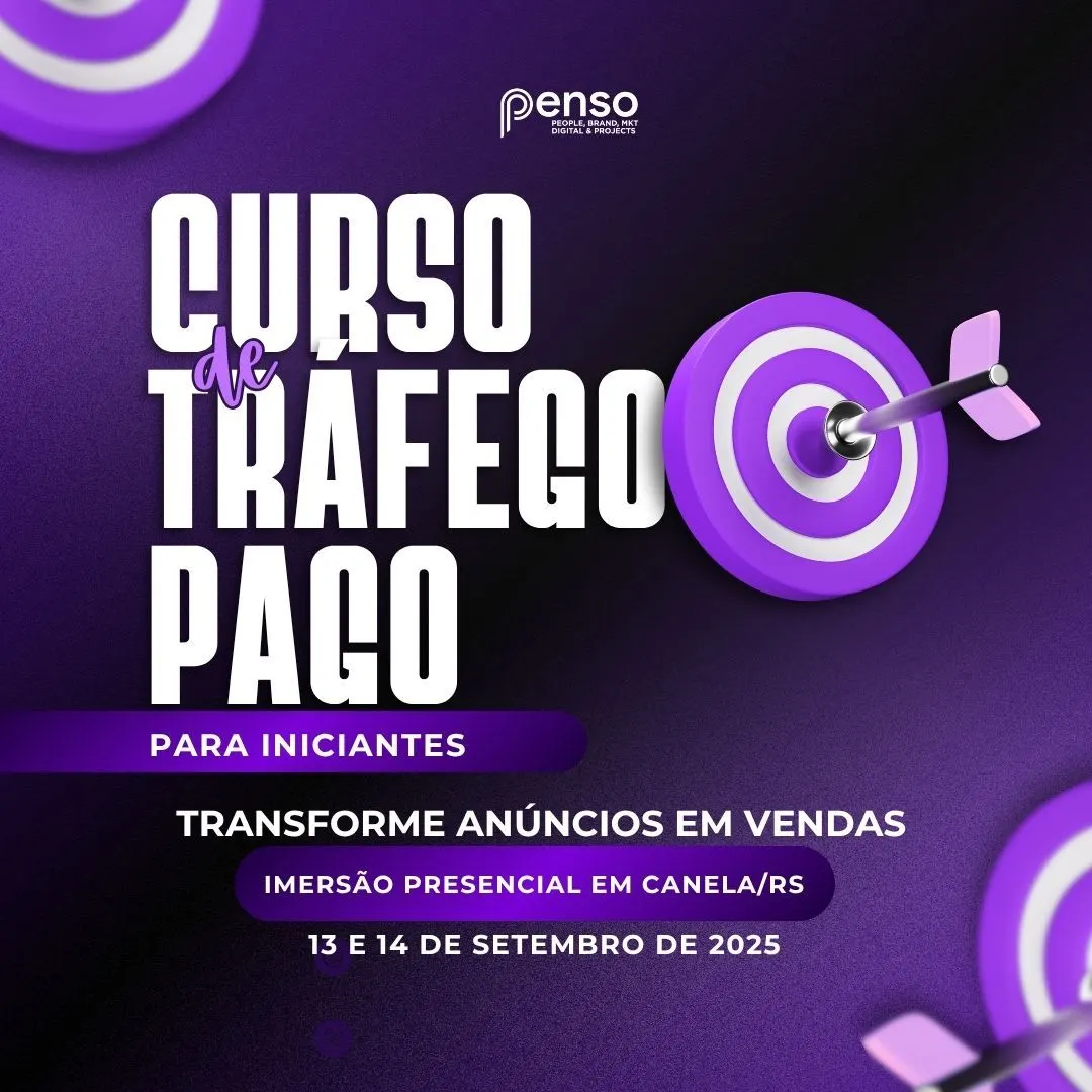 Curso de Tráfego Pago para iniciantes PRESENCIAL em Canela/RS: como vender mais anunciando na internet