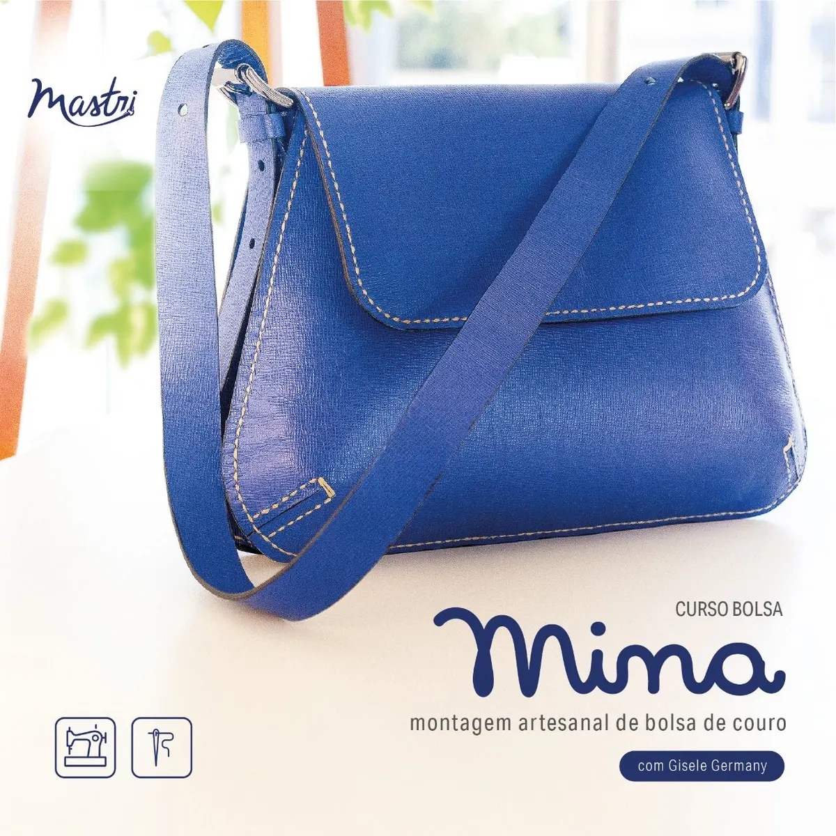 CURSO MONTAGEM ARTESANAL DE BOLSA DE COURO - BOLSA MINA