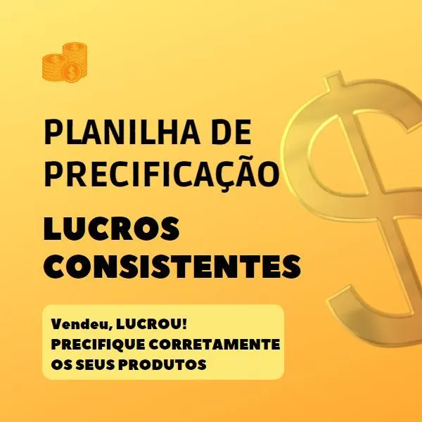Planilha de Precificação LUCROS CONSISTENTES