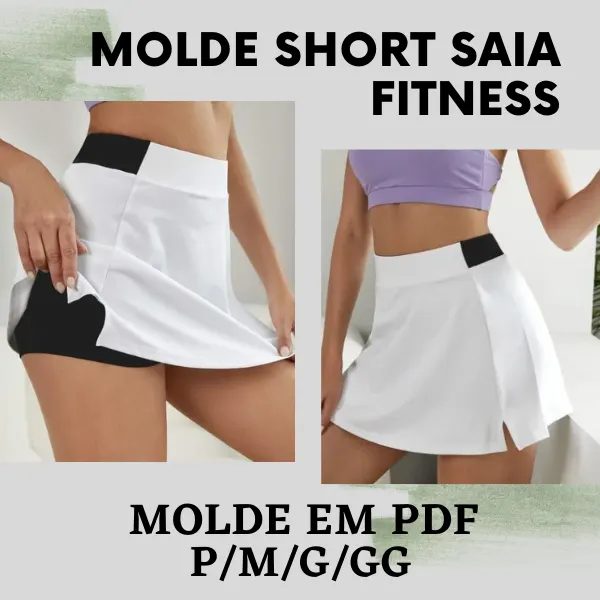 MOLDE SHORT SAIA FITNESS (P/M/G/GG)