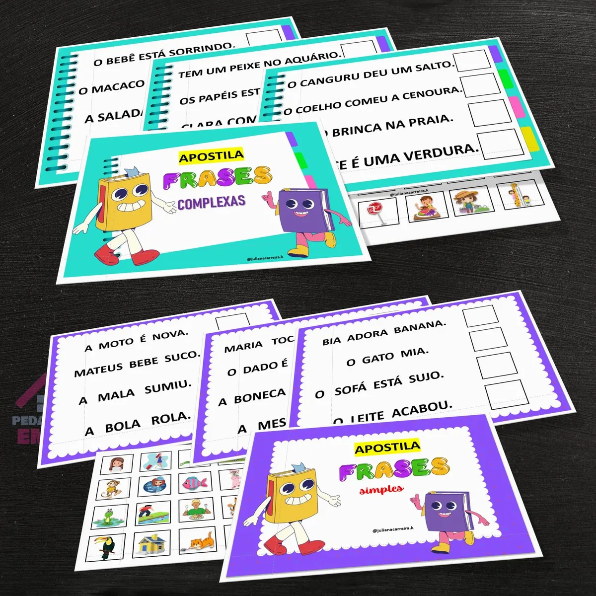 KIT DE FRASES SIMPLES E COMPLEXAS