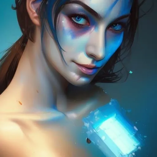 "La Dama de Azul"