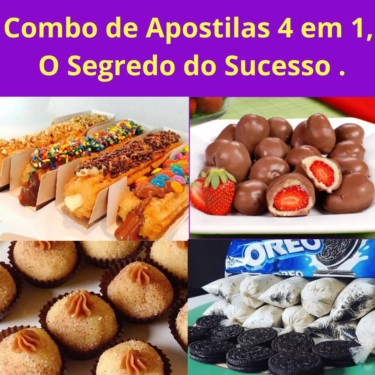 Combo de Apostila 4 em 1, O Segredo do Sucesso