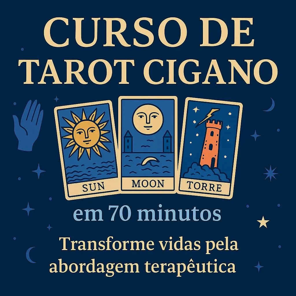Curso de Tarot Cigano Completo com Abordagem Terapêutica para Iniciantes