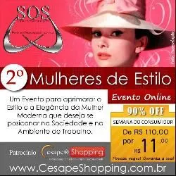 WORKSHOP ONLINE | 2º MULHERES DE ESTILO - Aprimore seu Estilo e Elegância na Sociedade Contemporânea